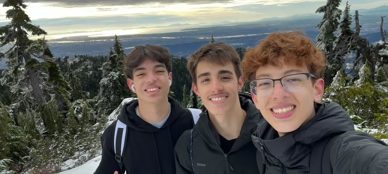 Intercambistas em Maple Ridge, British Columbia, Canadá